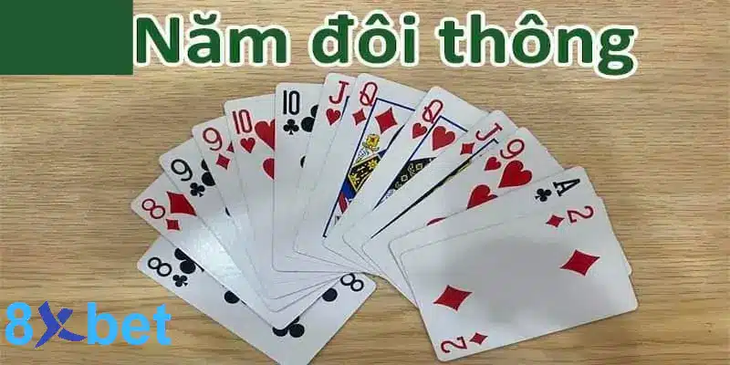 5 đôi thông chặt được gì? Giải mã sức mạnh của 5 đôi thông 2 Giới thiệu về 5 đôi thông - Bộ bài mạnh nhất trong Tiến lên
