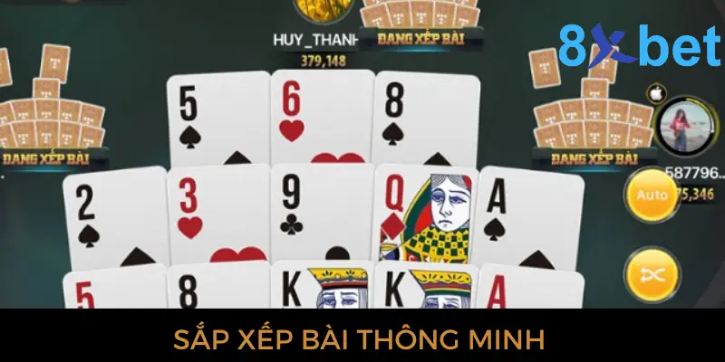 Thùng phá sảnh là gì? - “Bí kíp” hạ gục mọi đối thủ 4 Hãy sắp xếp bài thông minh