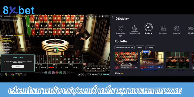 Roulette 8xbet: Trải nghiệm vòng quay may mắn đỉnh cao 3 Các hình thức cược phổ biến tại Roulette 8xbet